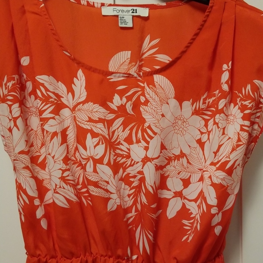 Tropical cap sleeve dress - Picture 2 of 2